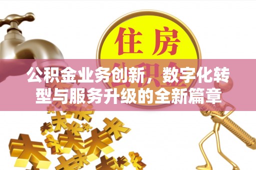 饶河公积金业务创新，数字化转型与服务升级的全新篇章
