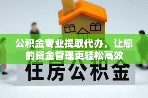 饶河公积金专业提取代办，让您的资金管理更轻松高效